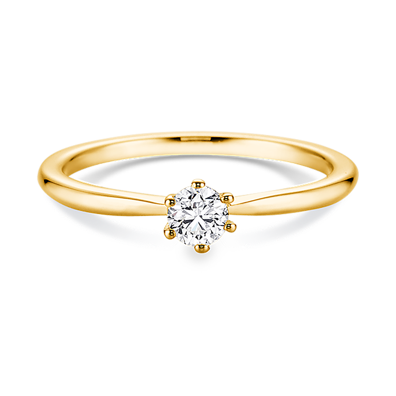 Brillantring 0,25 ct 750er Gelbgold Julia